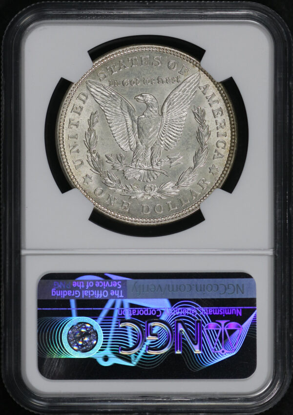Reverse of this 1921-D Morgan Dollar NGC MS-63