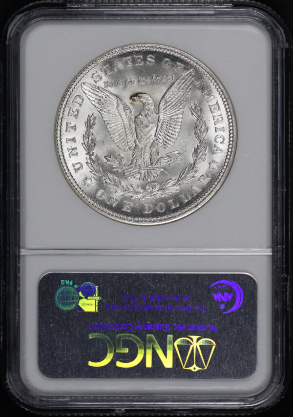 Reverse of this 1921-D Morgan Dollar NGC MS-64
