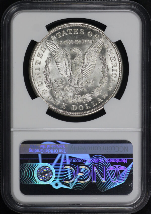 Reverse of this 1921-D Morgan Dollar NGC MS-65