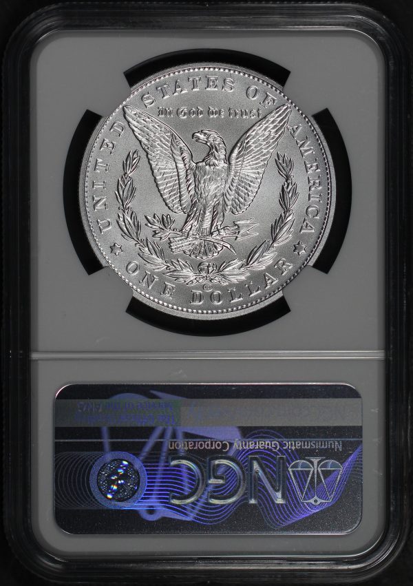 Reverse of this 2021-CC Morgan Dollar Carson City Privy Mark NGC MS-69
