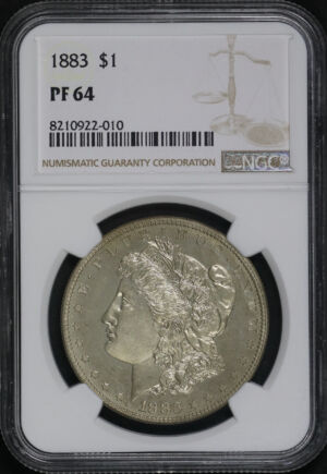 Obverse of this 1883 Morgan Dollar NGC PF-64