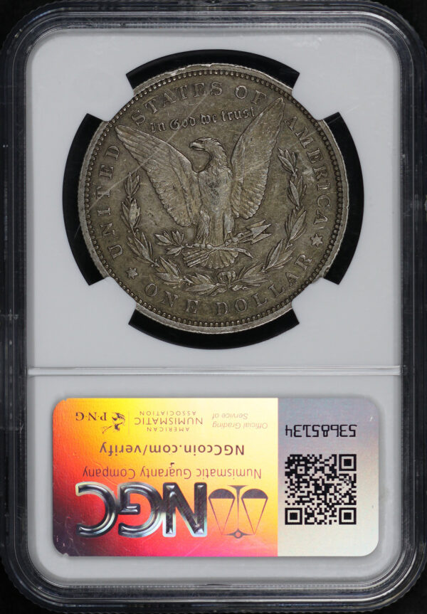 Reverse of this 1894 Morgan Dollar NGC PF-50