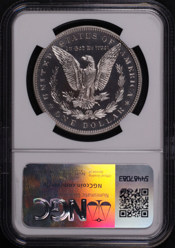 Reverse of this 1900 Morgan Dollar NGC PF-64