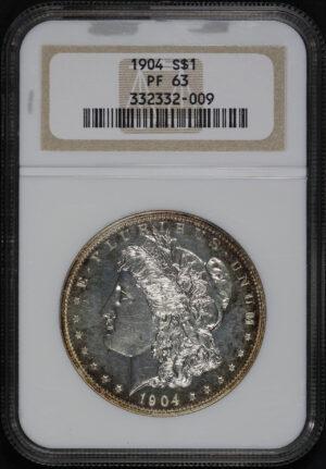 Obverse of this 1904 Morgan Dollar NGC PF-63
