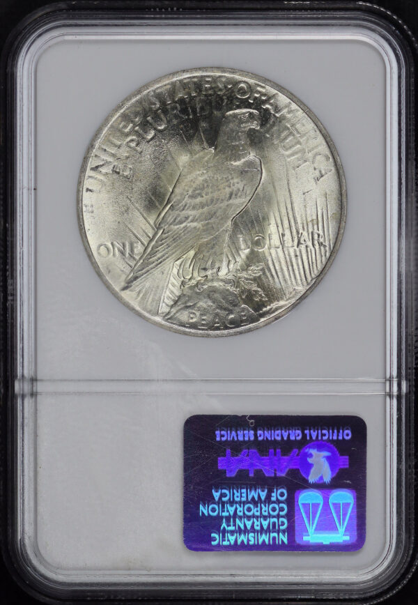 Reverse of this 1922 Peace Dollar NGC MS-65