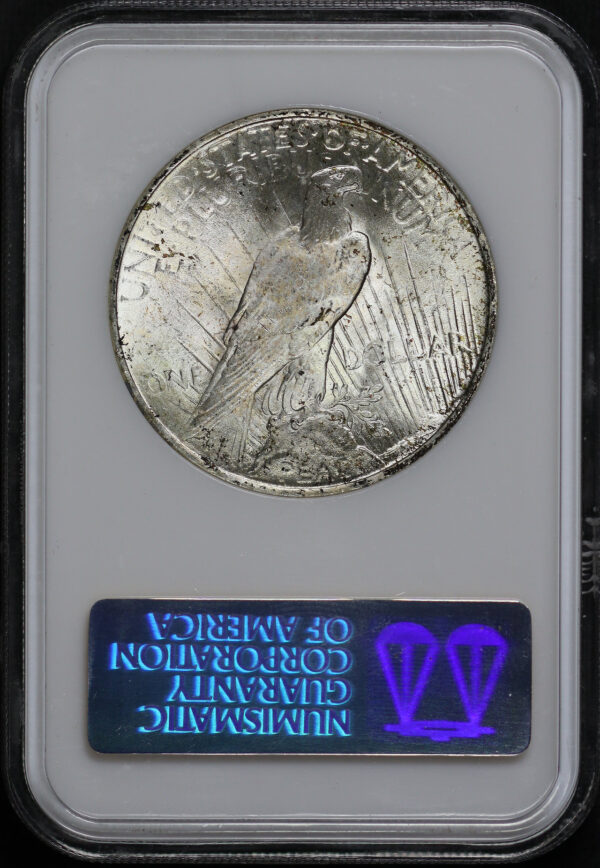 Reverse of this 1923 Peace Dollar NGC MS-64 Old Fatty Holder
