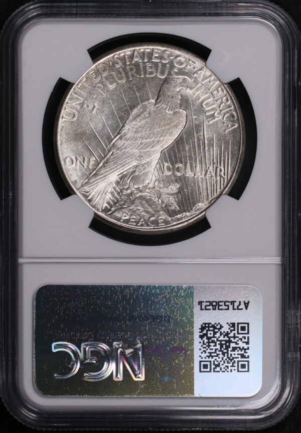 Reverse of this 1924-S Peace Dollar NGC MS-61
