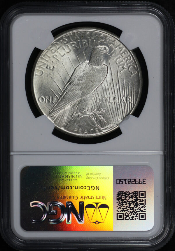 Reverse of this 1926 Peace Dollar NGC MS-64