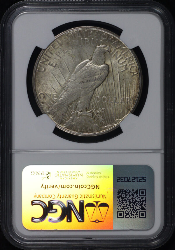 Reverse of this 1926-S Peace Dollar NGC AU-55