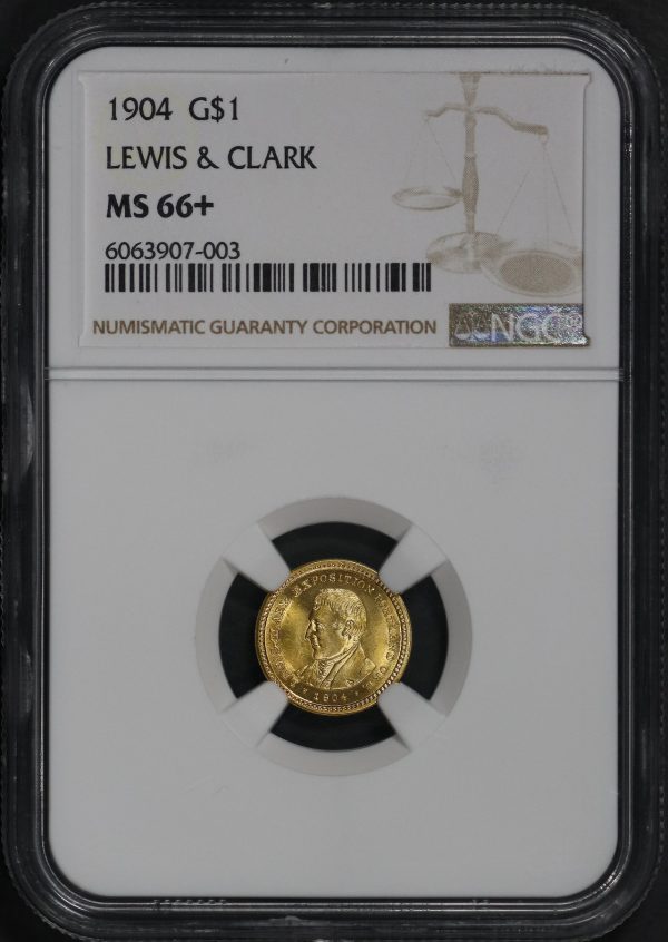 Obverse of this 1904 G$1 Lewis and Clark Gold Commemorative NGC MS-66+