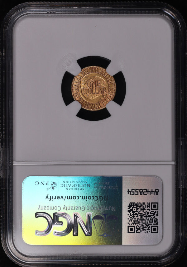 Reverse of this 1915-S G$1 Panama-Pacific Gold Commemorative NGC AU-58