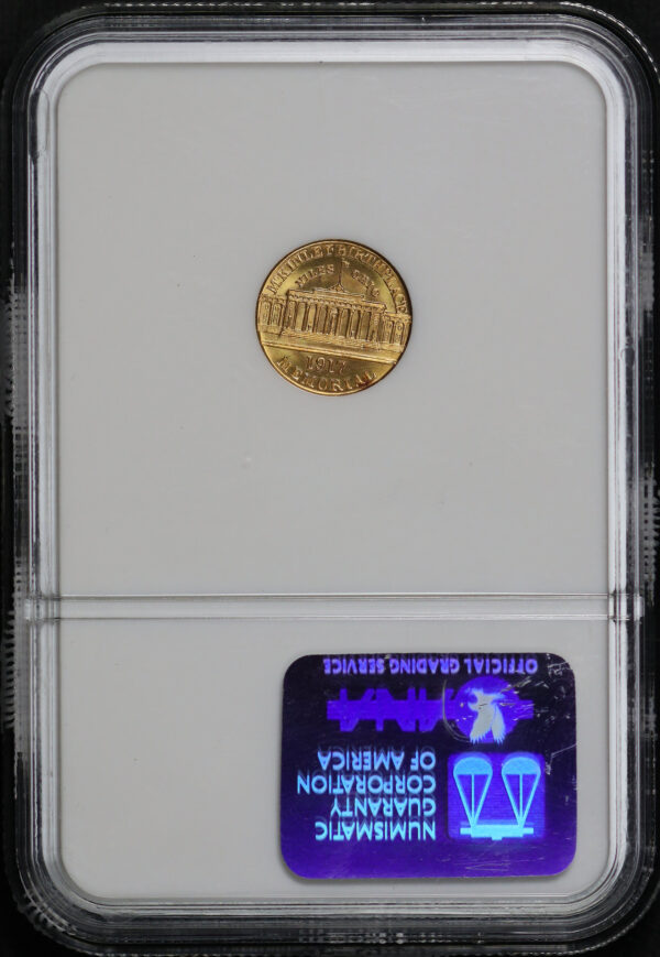 Reverse of this 1917 G$1 McKinley Gold Commemorative NGC MS-65
