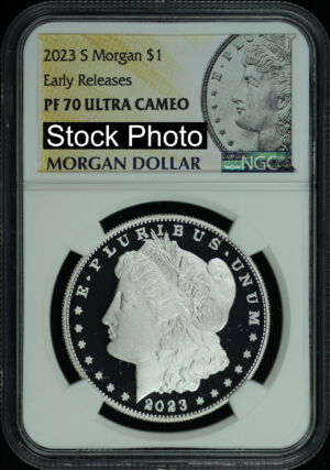 Obverse of this 2023-S Morgan Dollar NGC PF-70 UC Early Release