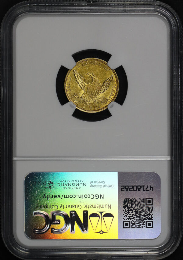 Reverse of this 1836 Classic Head $2.5 NGC MS-62