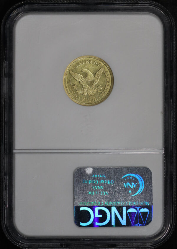 Reverse of this 1848-C Liberty Head $2.5 NGC MS-60
