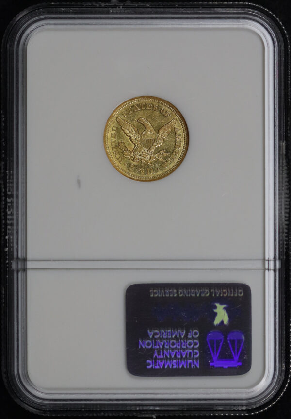 Reverse of this 1857-O Liberty Head $2.5 NGC AU-58