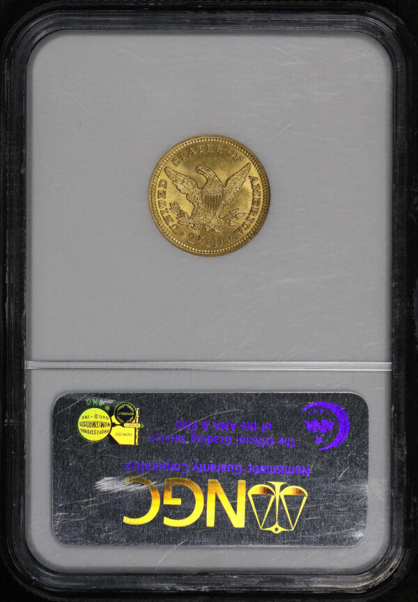 Reverse of this 1906 Liberty Head $2.5 NGC MS-63