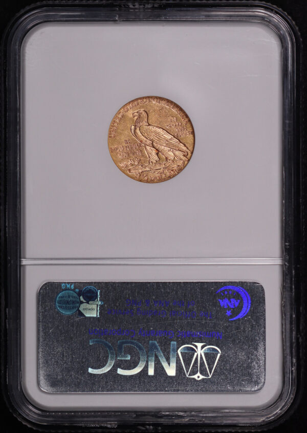 Reverse of this 1913 Indian $2.5 NGC MS-63