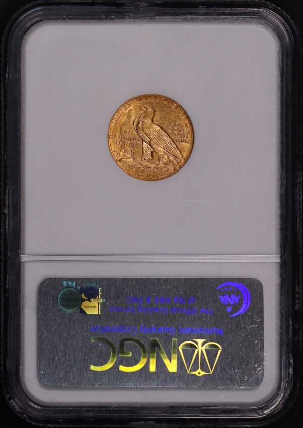 Reverse of this 1914-D Indian $2.5 NGC MS-64