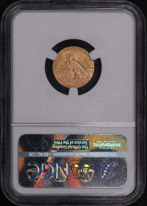 Reverse of this 1926 Indian $2.5 NGC MS-64