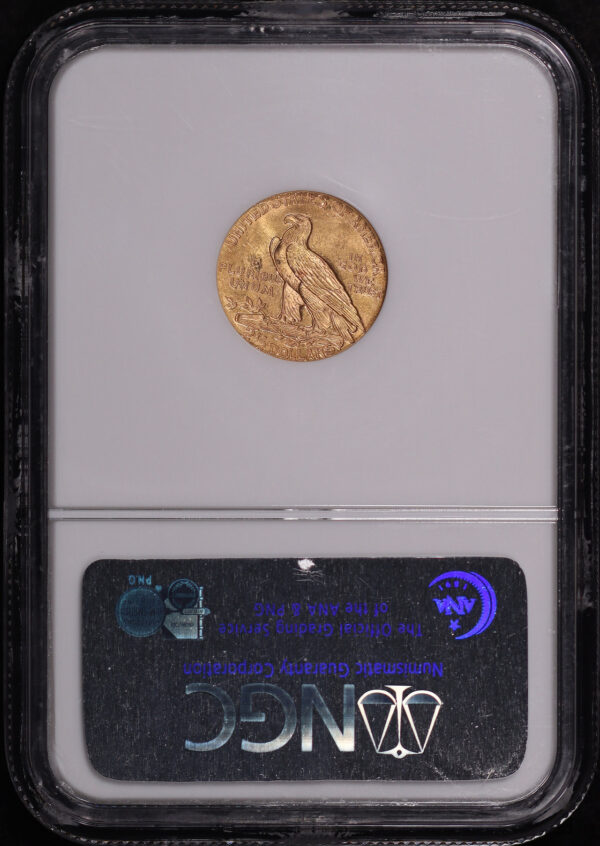 Reverse of this 1926 Indian $2.5 NGC MS-64