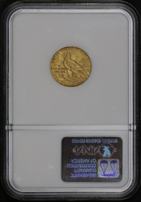 Reverse of this 1927 Indian $2.5 NGC MS-62