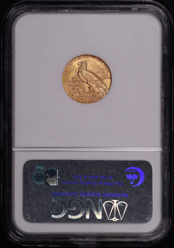 Reverse of this 1927 Indian $2.5 NGC MS-64