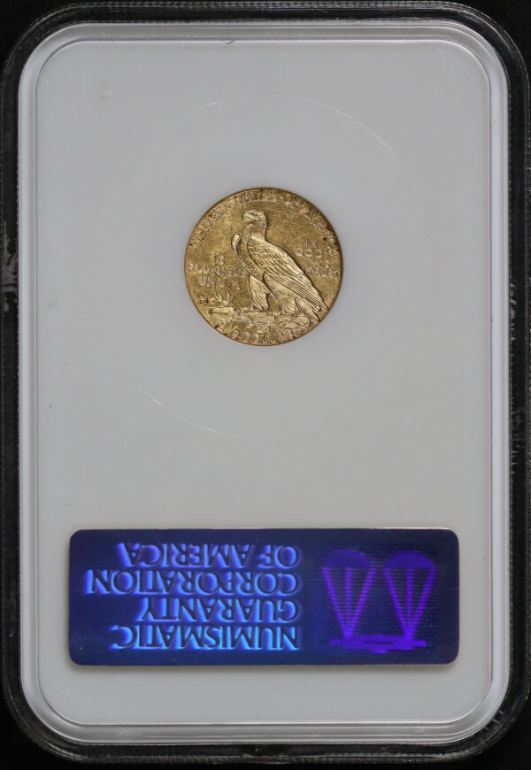 Reverse of this 1929 Indian $2.5 NGC MS-62