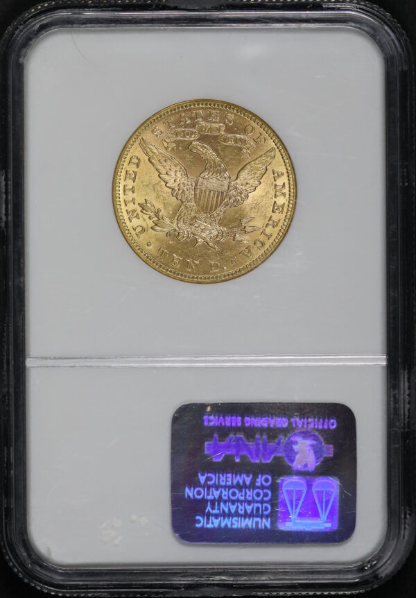 Reverse of this 1894 Liberty Head $10 NGC MS-62