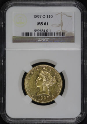 1897-O Liberty Head $10 NGC MS-61