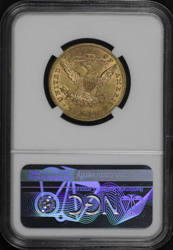 Reverse of this 1903-O Liberty Head $10 NGC AU-58