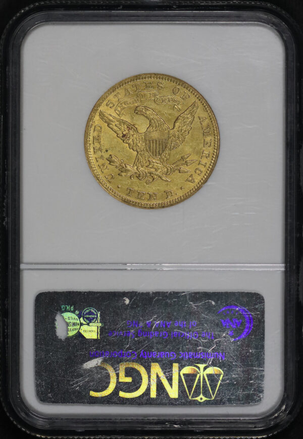 Reverse of this 1903-O Liberty Head $10 NGC AU-58