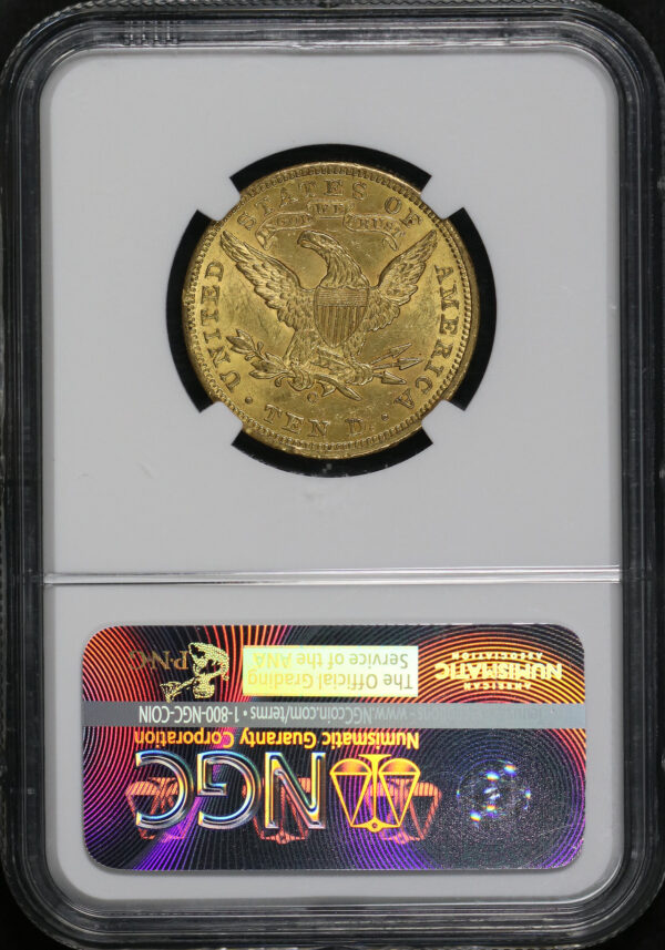 Reverse of this 1903-O Liberty Head $10 NGC MS-61