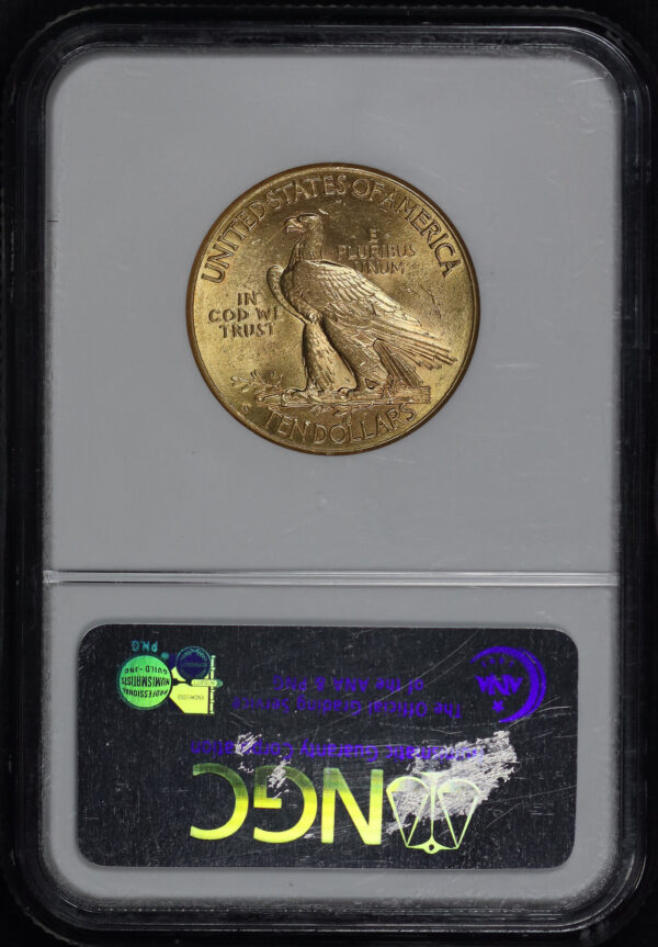 Reverse of this 1914-D Indian $10 Motto NGC MS-62