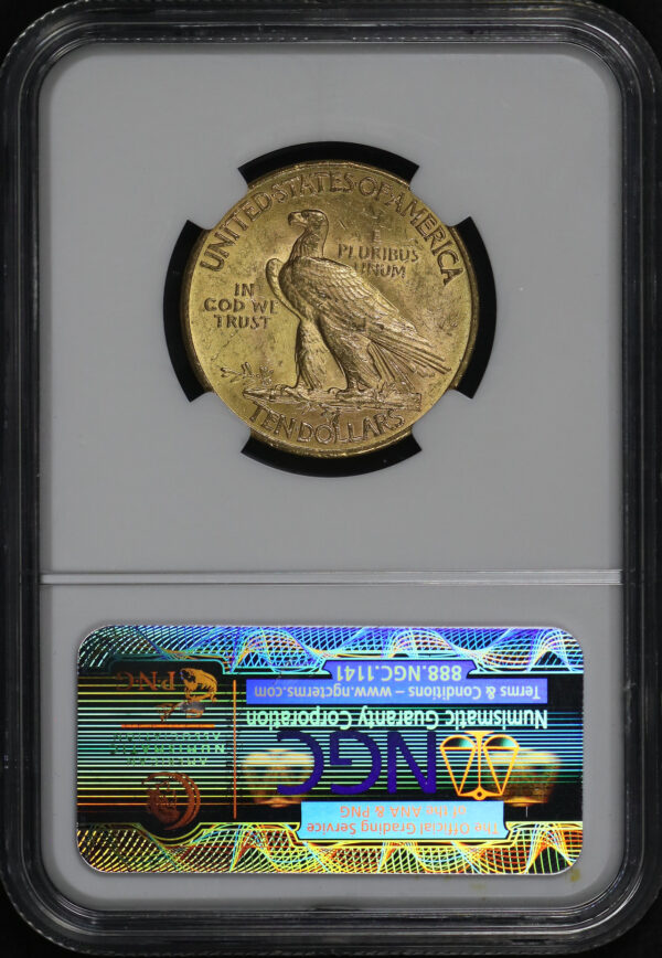 Reverse of this 1926 Indian $10 Motto NGC MS-62