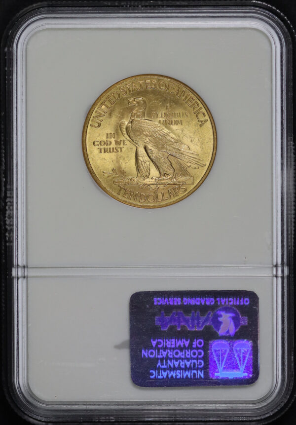 Reverse of this 1932 Indian $10 Motto NGC MS-63