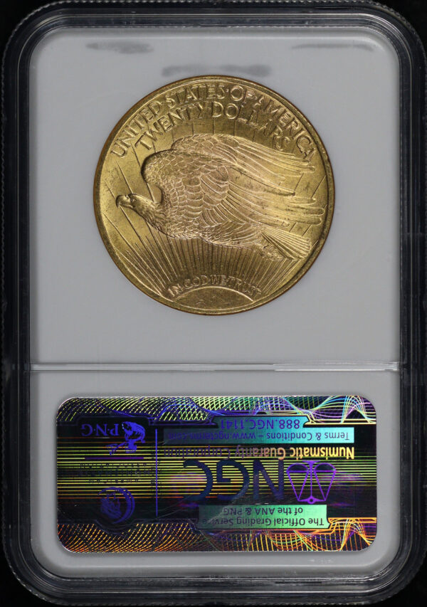 Reverse of this 1924 St. Gaudens $20 NGC MS-62