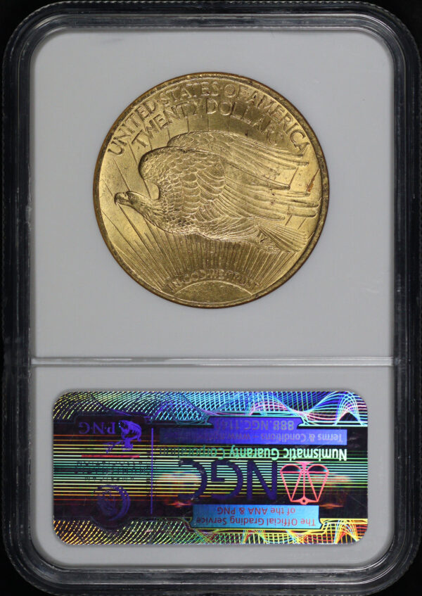 Reverse of this 1924 St. Gaudens $20 NGC MS-62