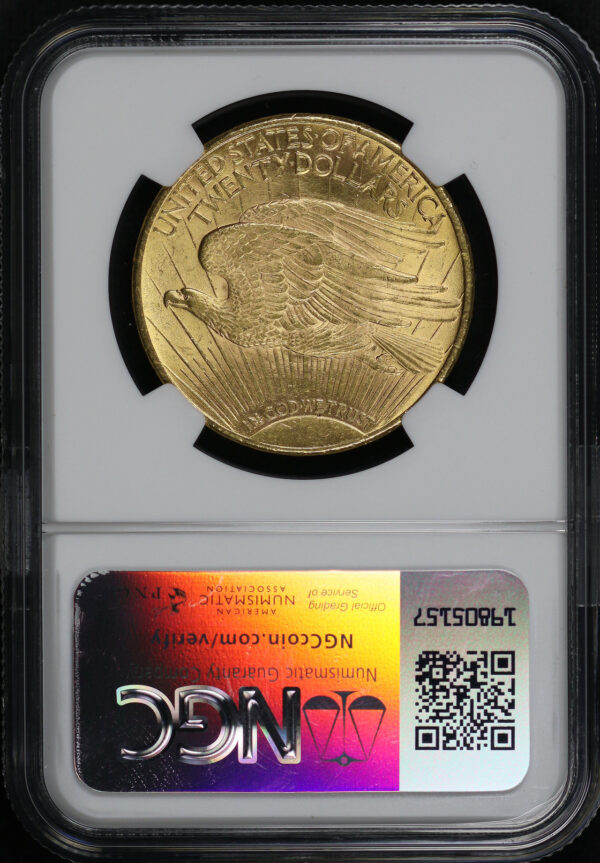 Reverse of this 1924 St. Gaudens $20 NGC MS-63