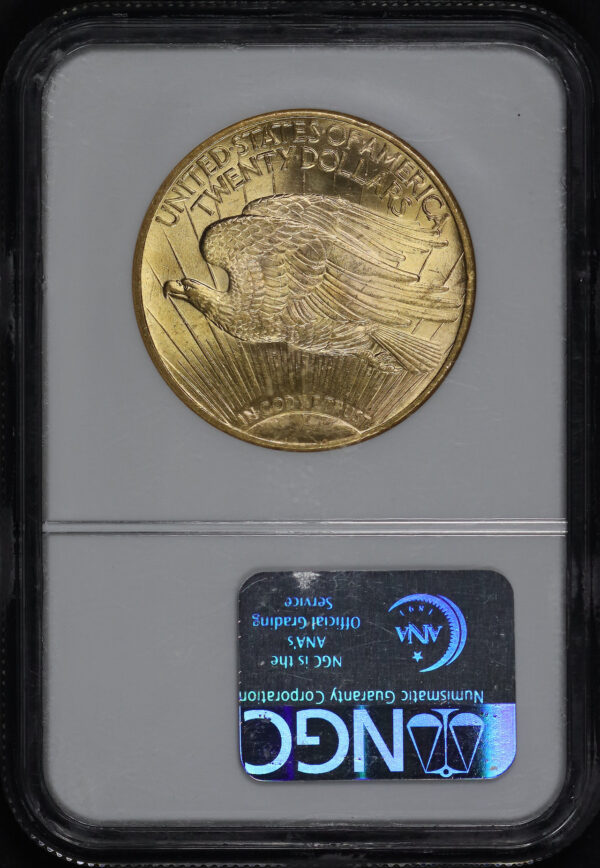 Reverse of this 1924 St. Gaudens $20 NGC MS-64