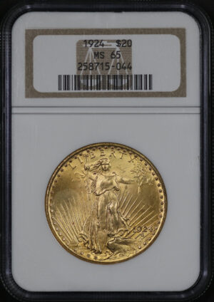 Obverse of this 1924 St. Gaudens $20 NGC MS-65