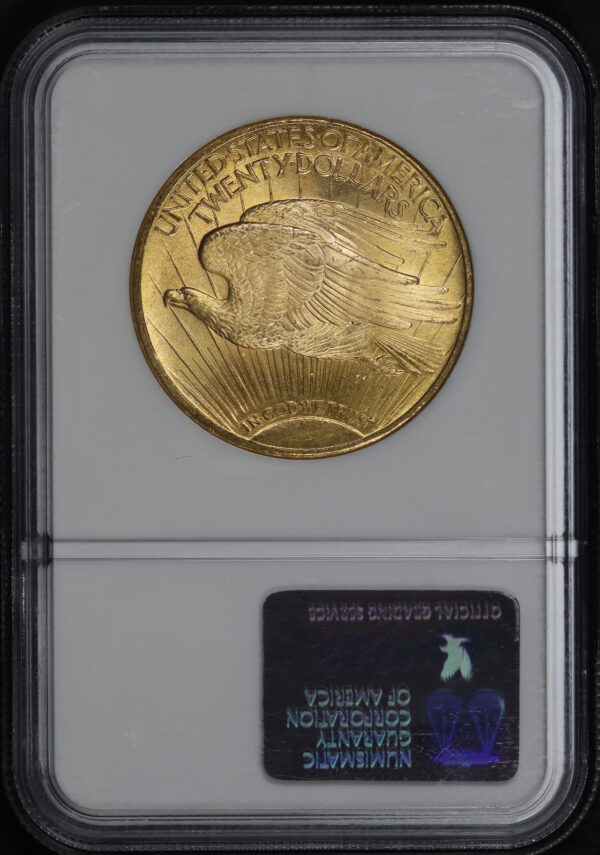 Reverse of this 1924 St. Gaudens $20 NGC MS-65