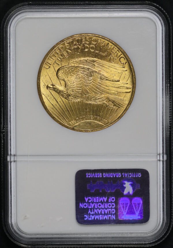 Reverse of this 1924 St. Gaudens $20 NGC MS-65