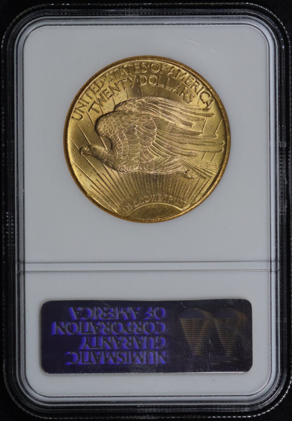 Reverse of this 1925 St. Gaudens $20 NGC MS-62