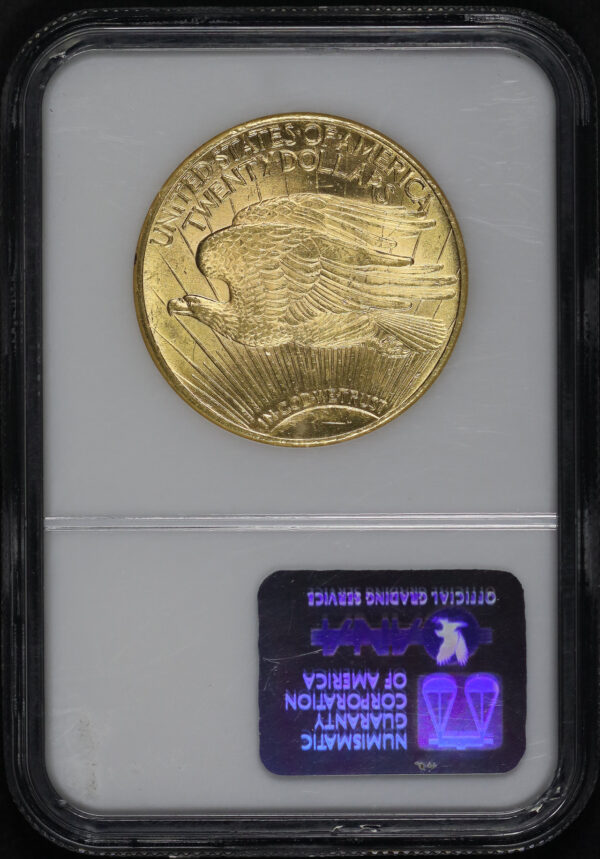 Reverse of this 1925 St. Gaudens $20 NGC MS-64
