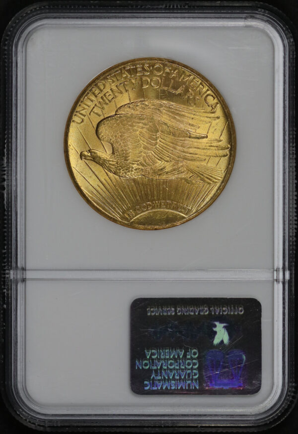Reverse of this 1926 St. Gaudens $20 NGC MS-63