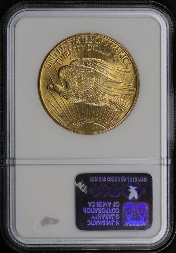 Reverse of this 1926 St. Gaudens $20 NGC MS-65