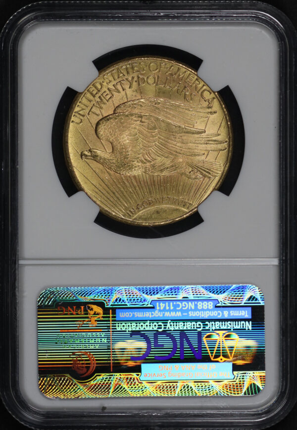 Reverse of this 1927 St. Gaudens $20 NGC MS-62