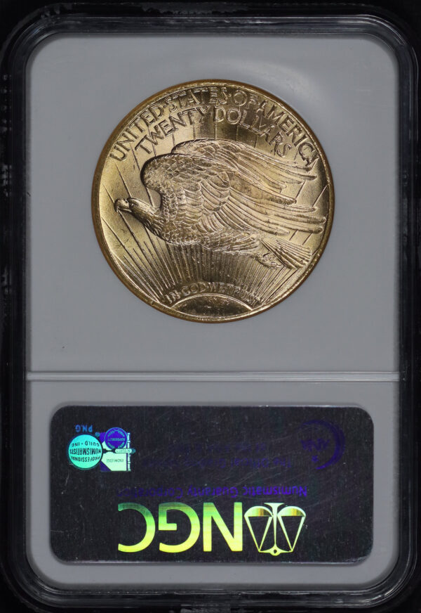 Reverse of this 1927 St. Gaudens $20 NGC MS-64