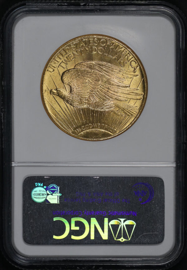Reverse of this 1927 St. Gaudens $20 NGC MS-64
